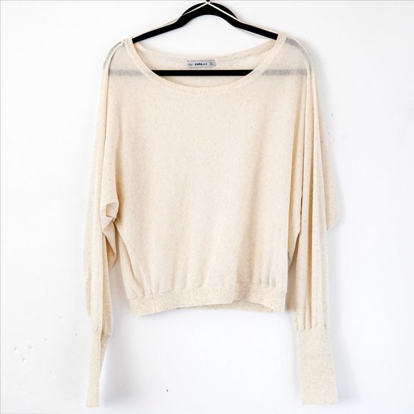 BNWOT Zara batwing sleeves sweater - Picture 1 of 3